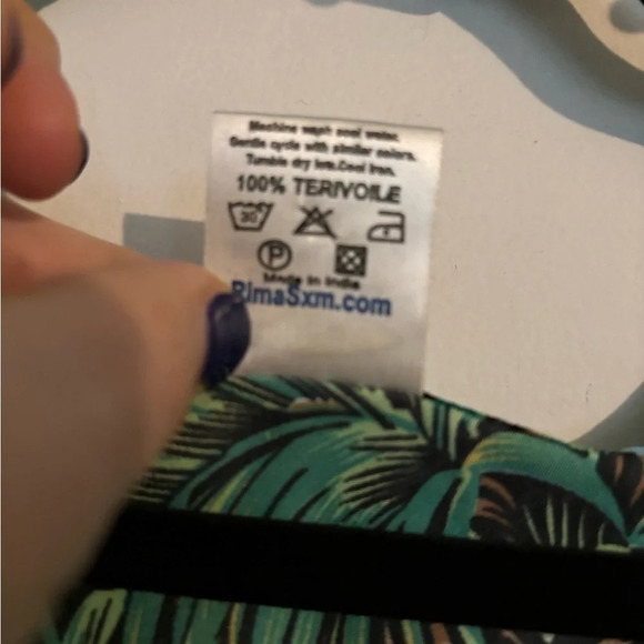 Rima Womens O/S Beach dress/coverup Aruba Pattern Oversized "One Happy Island" - Picture 3 of 6